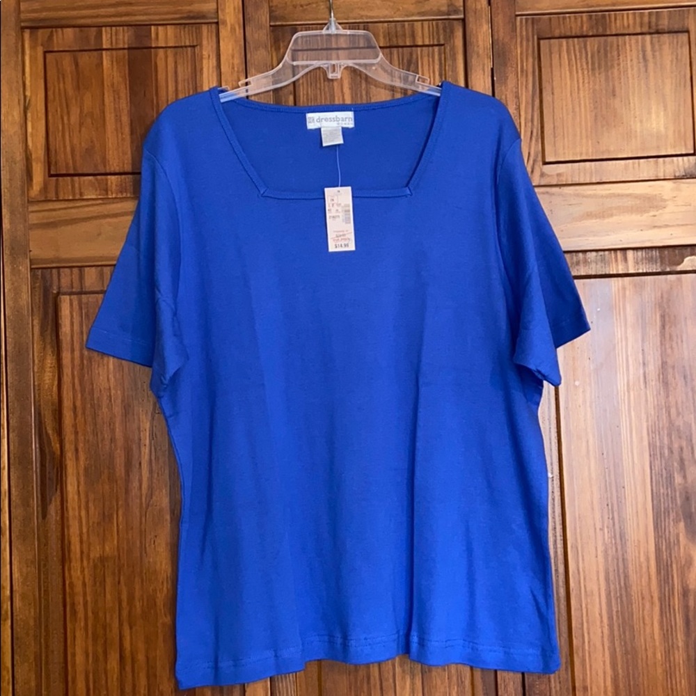 Dress Barn Square-neckline Tee size 2X